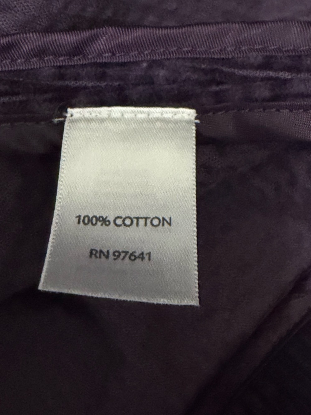 J. Jill Double-Breasted Corduroy Jacket Dark Purple Size Medium - Picture 5 of 6